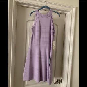 Purple A line Bodycon Dress